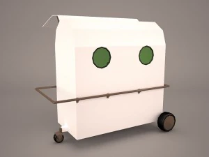ice cream cart 3D Model