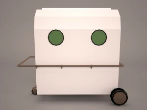 ice cream cart 3D Model