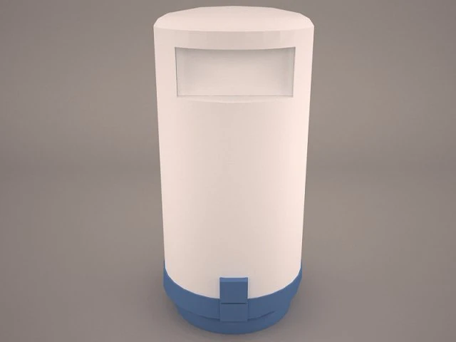 wastebasket 3D Model .c4d .max .obj .3ds .fbx .stl .blend 