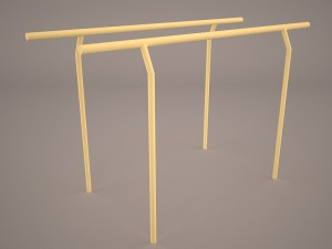 monkey bars Modello 3D