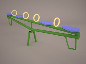 seesaw 3D मॉडल