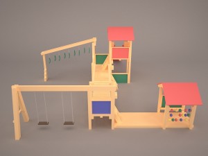 playground 3D मॉडल