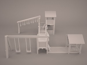 playground 3D मॉडल