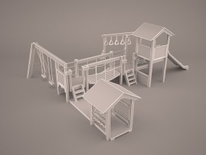 playground 3D मॉडल