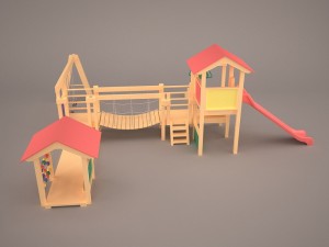 playground 3D मॉडल
