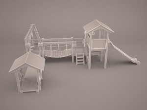 playground 3D मॉडल