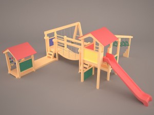 playground 3D मॉडल