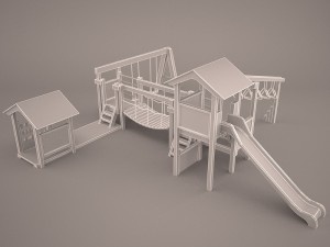 playground 3D मॉडल