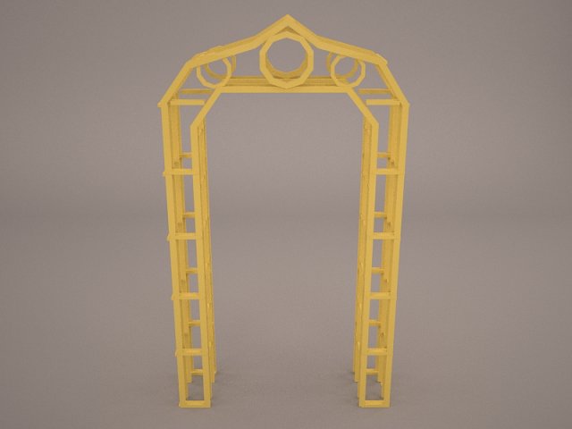 wedding arch Modelo 3D .c4d .max .obj .3ds .fbx .stl .blend 