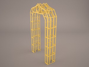 wedding arch Modelo 3D