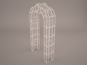 wedding arch Modelo 3D
