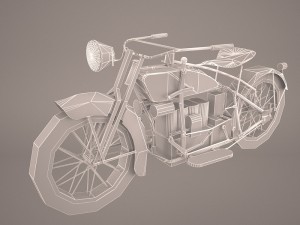 ace 1924 motorcycle 3D-Modell