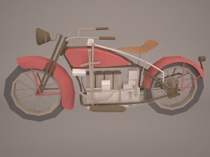 ace 1924 motorcycle 3D-Modell
