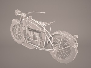 ace 1924 motorcycle 3D-Modell