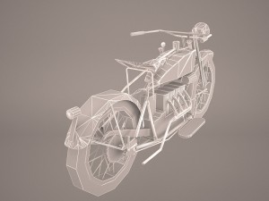 ace 1924 motorcycle 3D-Modell