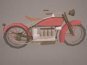 ace 1924 motorcycle 3D-Modell