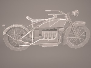 ace 1924 motorcycle 3D-Modell