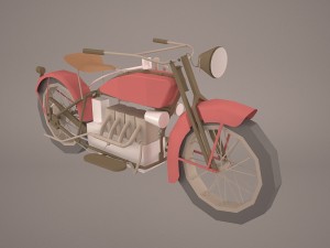 ace 1924 motorcycle 3D-Modell