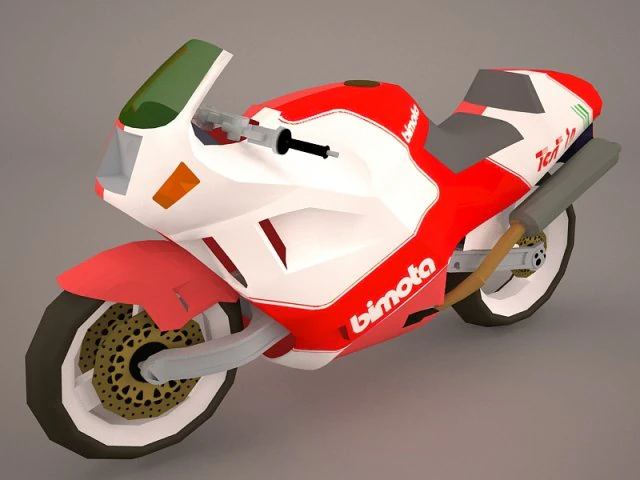 bimota tesi 3D Model .c4d .max .obj .3ds .fbx .stl .blend