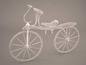 levacher velociped boneshaker Modello 3D