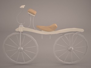 levacher velociped boneshaker Modello 3D