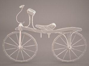 levacher velociped boneshaker Modello 3D