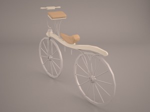 levacher velociped boneshaker Modello 3D