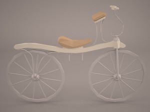 levacher velociped boneshaker Modello 3D