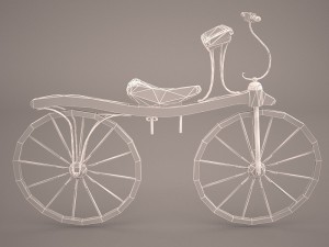 levacher velociped boneshaker Modello 3D