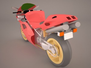 ducati 916 Modelo 3D