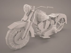 harley davidson softail 3D Model