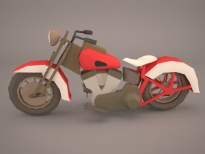 harley davidson softail 3D Model