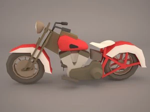 harley davidson softail 3D Model