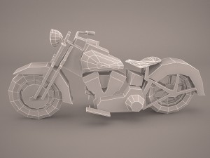 harley davidson softail 3D Model