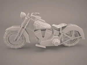 harley davidson softail 3D Model