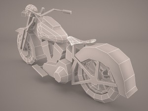 harley davidson softail 3D Model