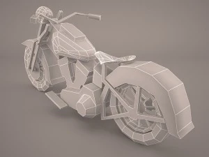 harley davidson softail 3D Model