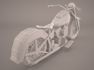 harley davidson softail 3D Model