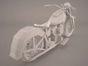 harley davidson softail 3D Model