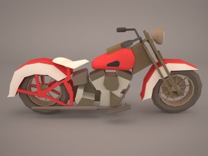 harley davidson softail 3D Model