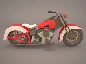 harley davidson softail 3D Model