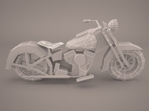 harley davidson softail 3D Model