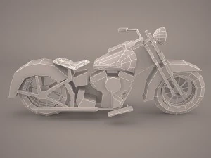 harley davidson softail 3D Model