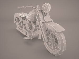 harley davidson softail 3D Model