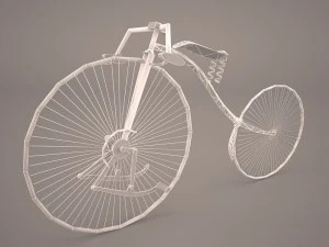 old bicycle 3D Model