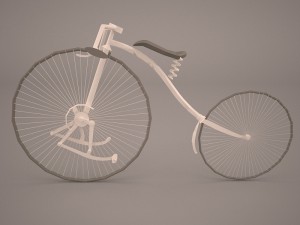 old bicycle 3D 模型