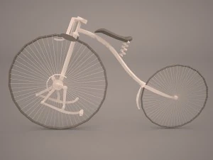 old bicycle 3D Model