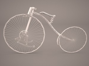 old bicycle 3D 模型