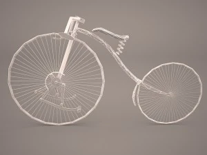 old bicycle 3D Model