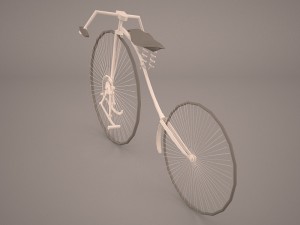old bicycle 3D 模型
